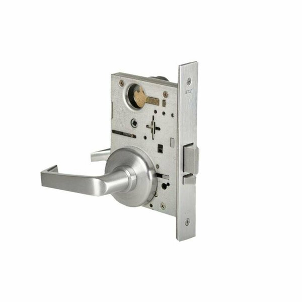 Opciones Right Hand Mortise Lock 7 Pin Storeroom 15 Lever with H Rose, Satin Chrome OP2667355